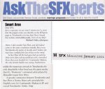 SFX Star Fleet letter January 2002