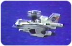 A Star Fleet cruiser