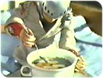 Shiro eats some soup (!)